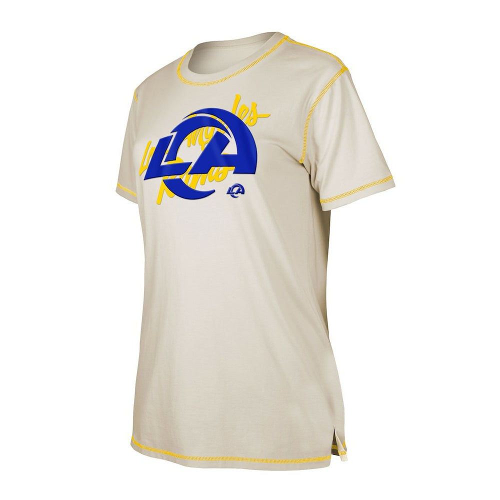 Los Angeles Rams New Era Women's Split T-Shirt