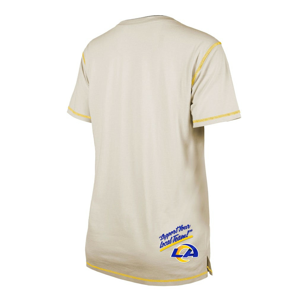 Los Angeles Rams New Era Women's Split T-Shirt
