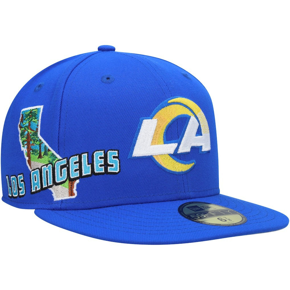 Los Angeles Rams New Era Stateview 59FIFTY Fitted Hat