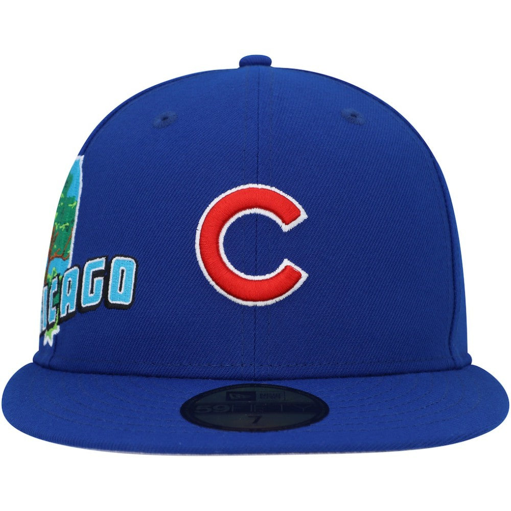 Chicago Cubs New Era Stateview 59FIFTY Fitted Hat | MLB US