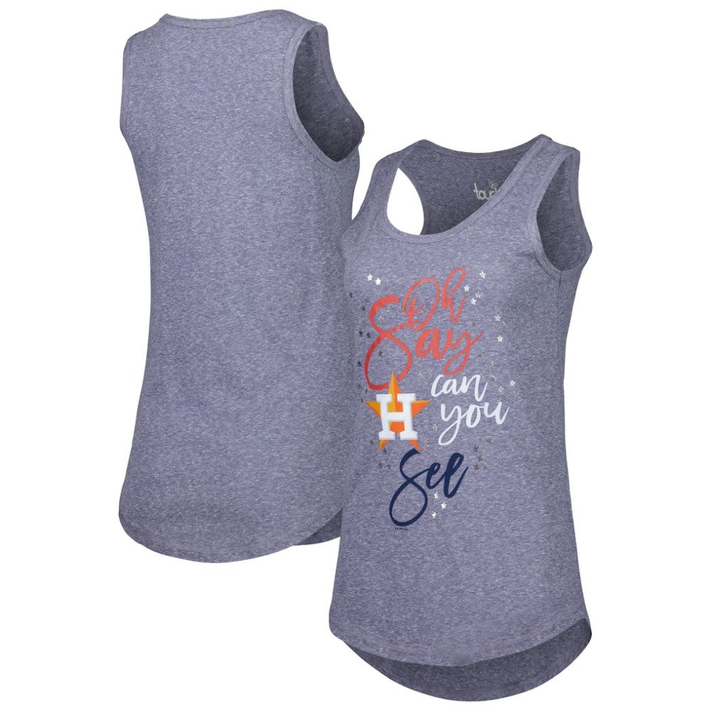 Houston Astros Touch Women's Americana Tri-Blend Racerback Tank Top | MLB Sale