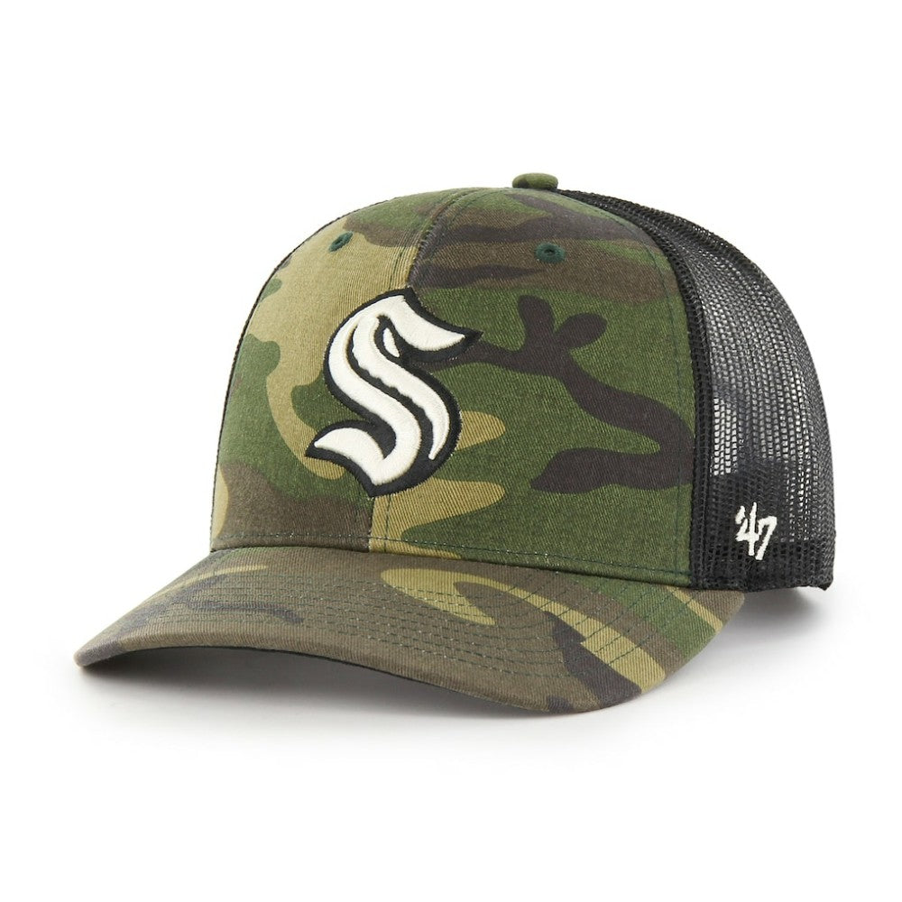 Seattle Kraken '47 Trucker Snapback Hat Sale