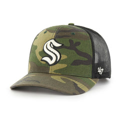 Seattle Kraken '47 Trucker Snapback Hat Sale