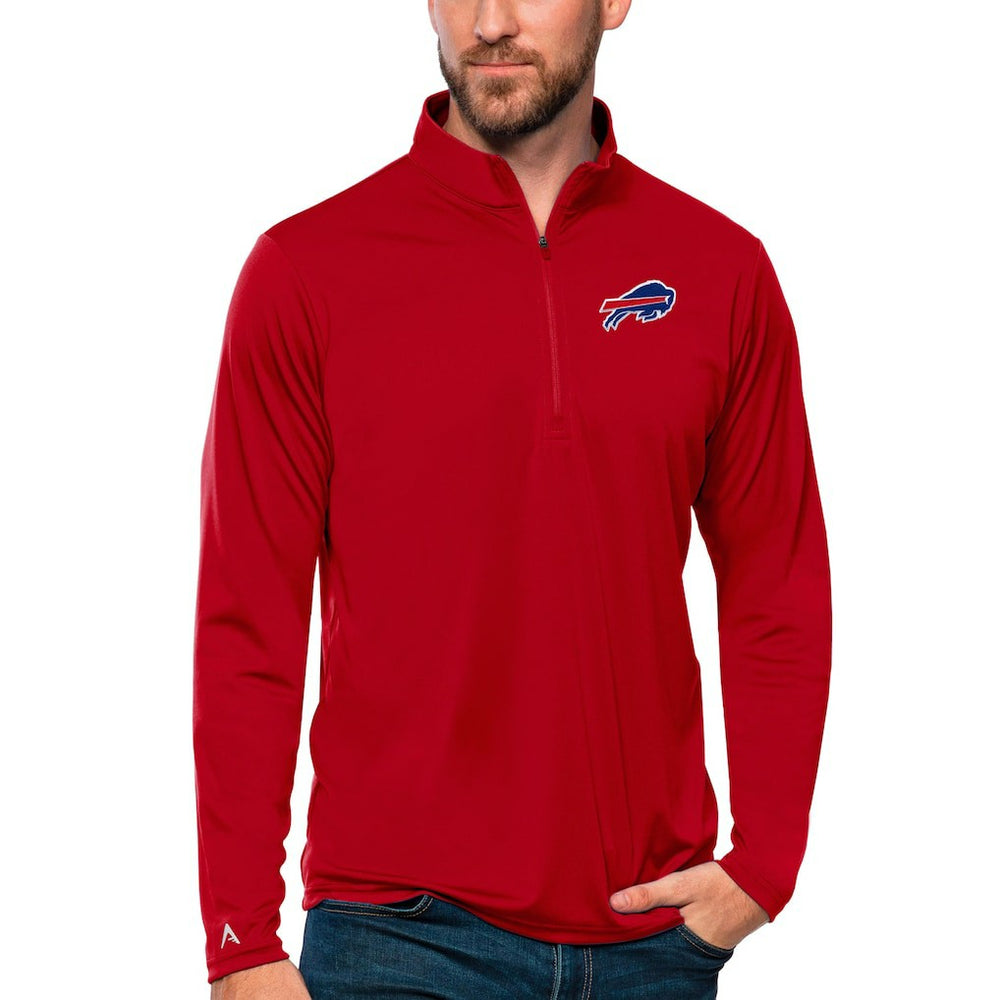 Buffalo Bills  Antigua Tribute Quarter-Zip Lightweight Pullover Top