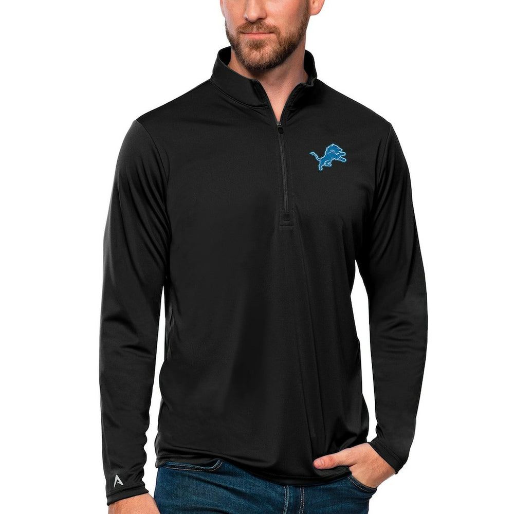 Detroit Lions  Antigua Tribute Quarter-Zip Lightweight Pullover Top