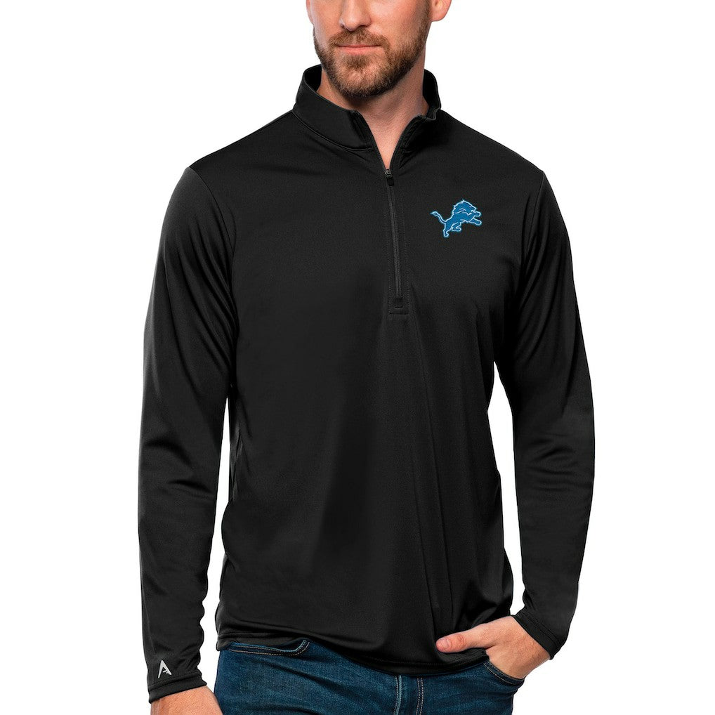 Detroit Lions  Antigua Tribute Quarter-Zip Lightweight Pullover Top