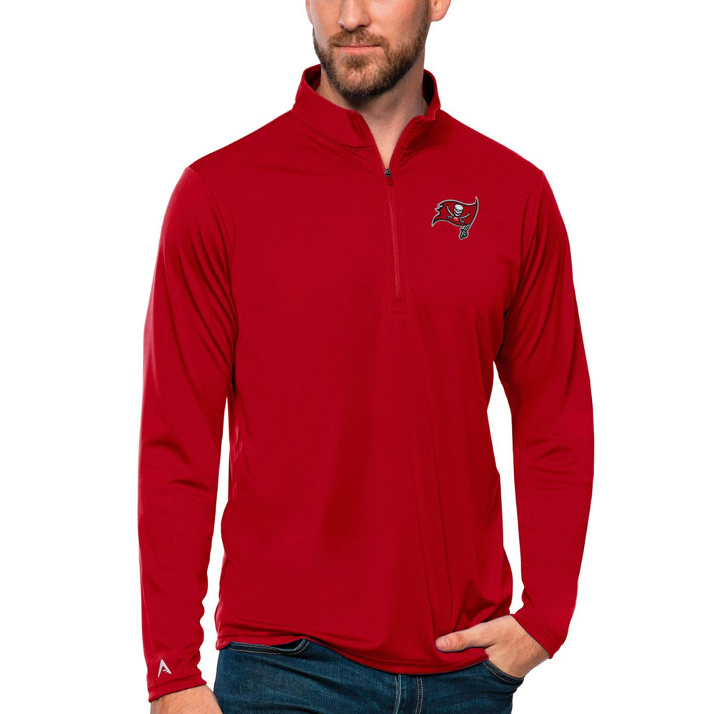 Tampa Bay Buccaneers  Antigua Tribute Quarter-Zip Lightweight Pullover Top
