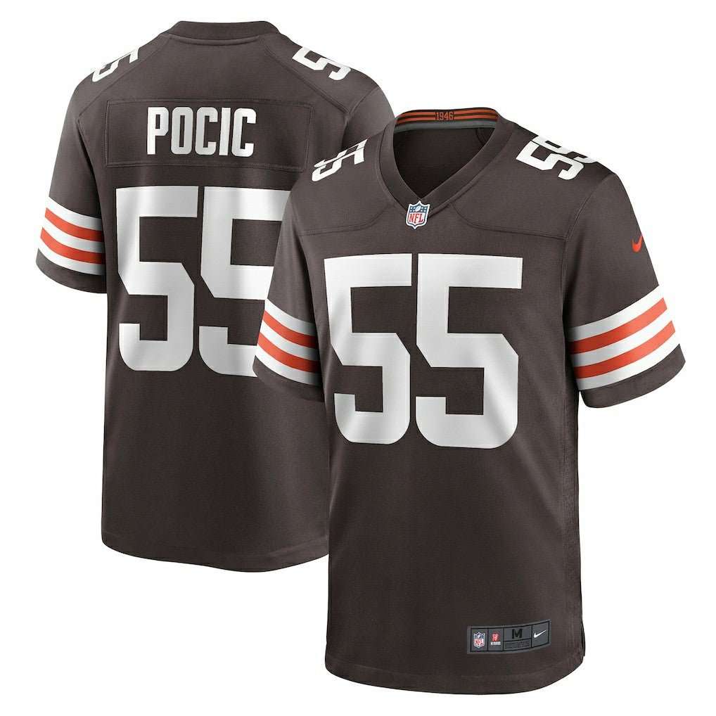 Cleveland Browns Nike Ethan Pocic  Game Jersey