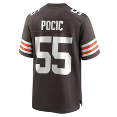Cleveland Browns Nike Ethan Pocic  Game Jersey