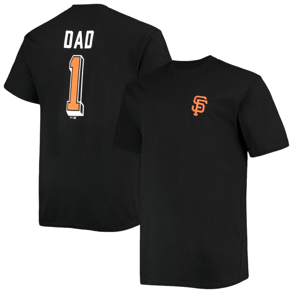 San Francisco Giants Big & Tall Father's Day #1 Dad T-Shirt | MLB New