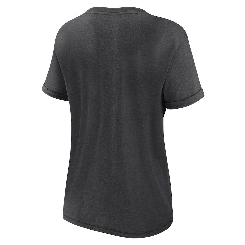 Las Vegas Raiders Fanatics Women's Hit Snow Washed T-Shirt