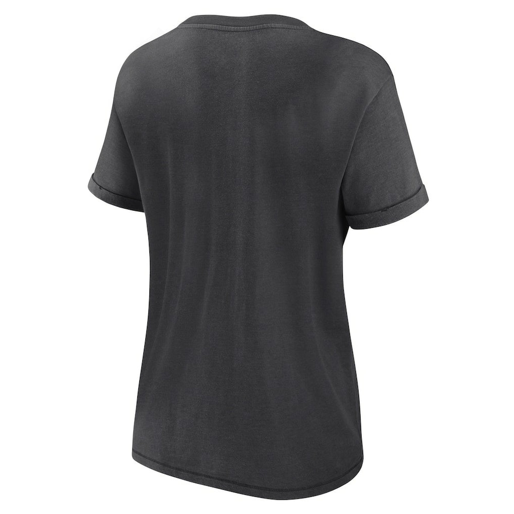 Las Vegas Raiders Fanatics Women's Hit Snow Washed T-Shirt