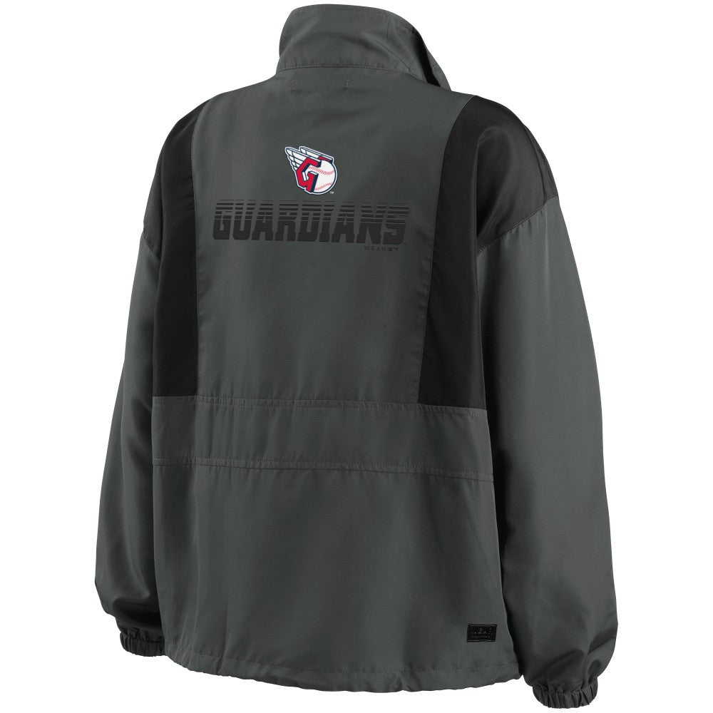 Cleveland Guardians WEAR by Erin Andrews Women's Packable Half-Zip Jacket | MLB US
