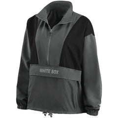 Chicago White Sox WEAR by Erin Andrews Women's Packable Half-Zip Jacket | MLB Discount
