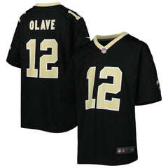 New Orleans Saints Nike Chris Olave  Youth Game Jersey