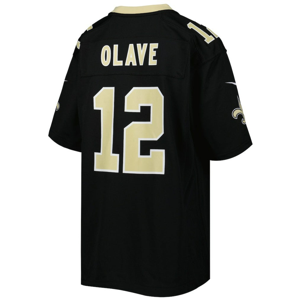 New Orleans Saints Nike Chris Olave  Youth Game Jersey