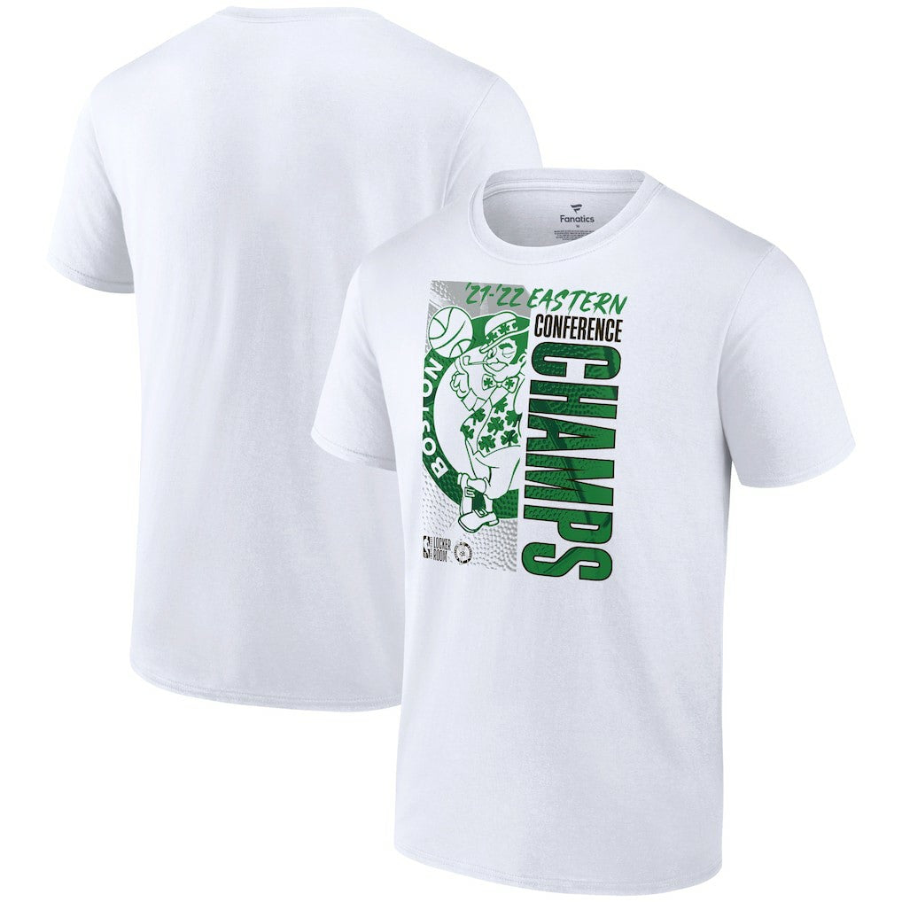 Boston Celtics 2022 Eastern Conference Champions Locker Room T-Shirt For Sale