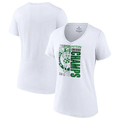 Boston Celtics Women's 2022 Eastern Conference Champions Locker Room V-Neck T-Shirt Discount