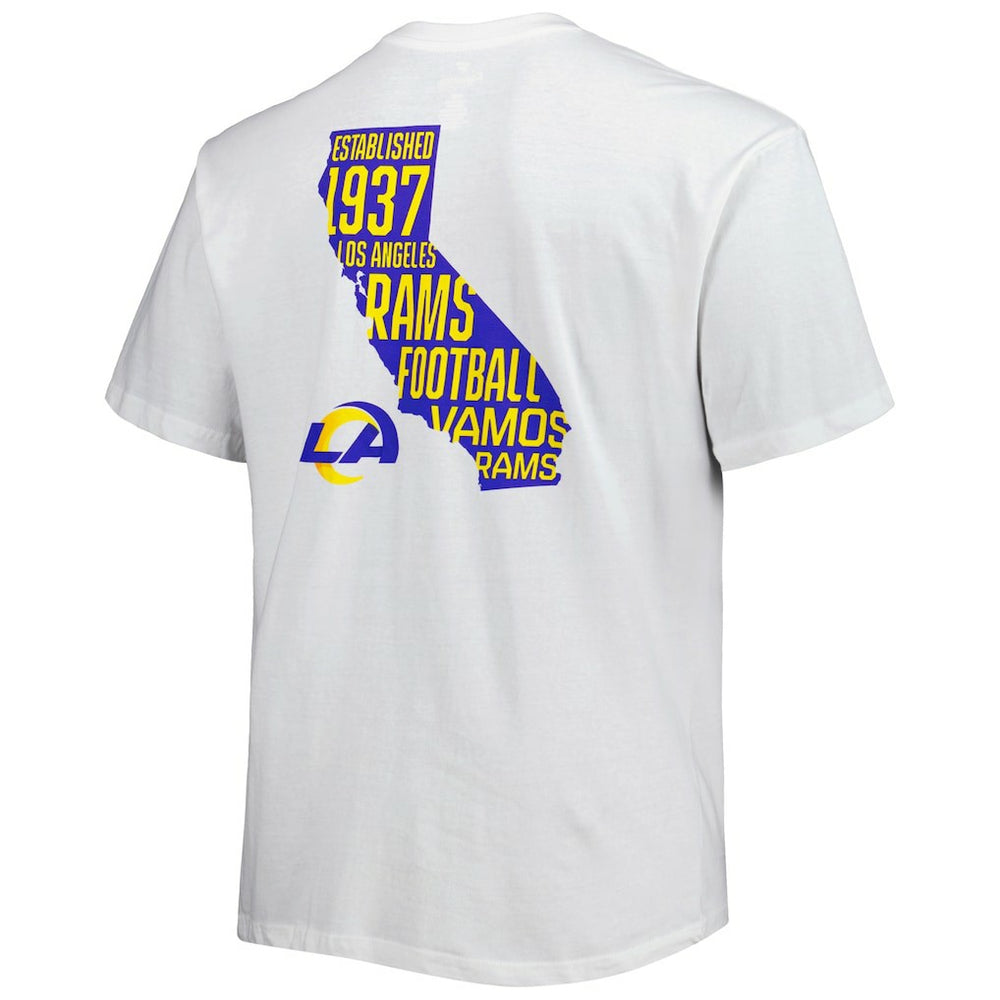 Los Angeles Rams Fanatics Big & Tall Hometown Collection Hot Shot T-Shirt