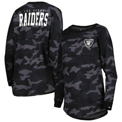 Las Vegas Raiders New Era Women's Camo Long Sleeve T-Shirt