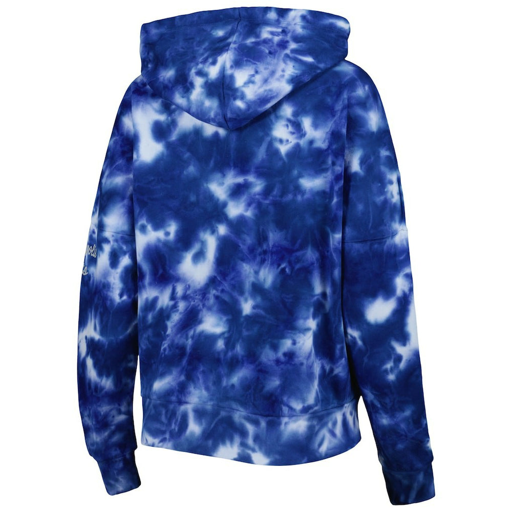 Indianapolis Colts New Era Women's Cloud Dye Fleece Pullover Hoodie