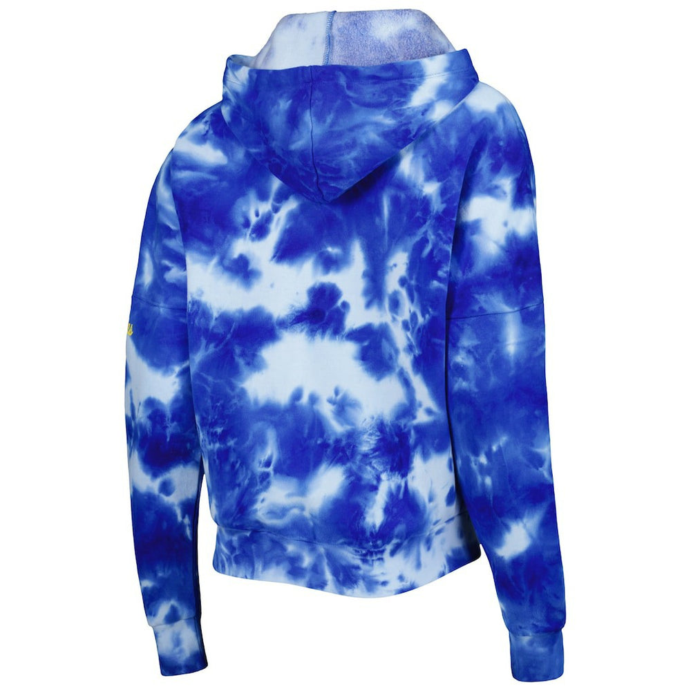 Los Angeles Rams New Era Women's Cloud Dye Fleece Pullover Hoodie