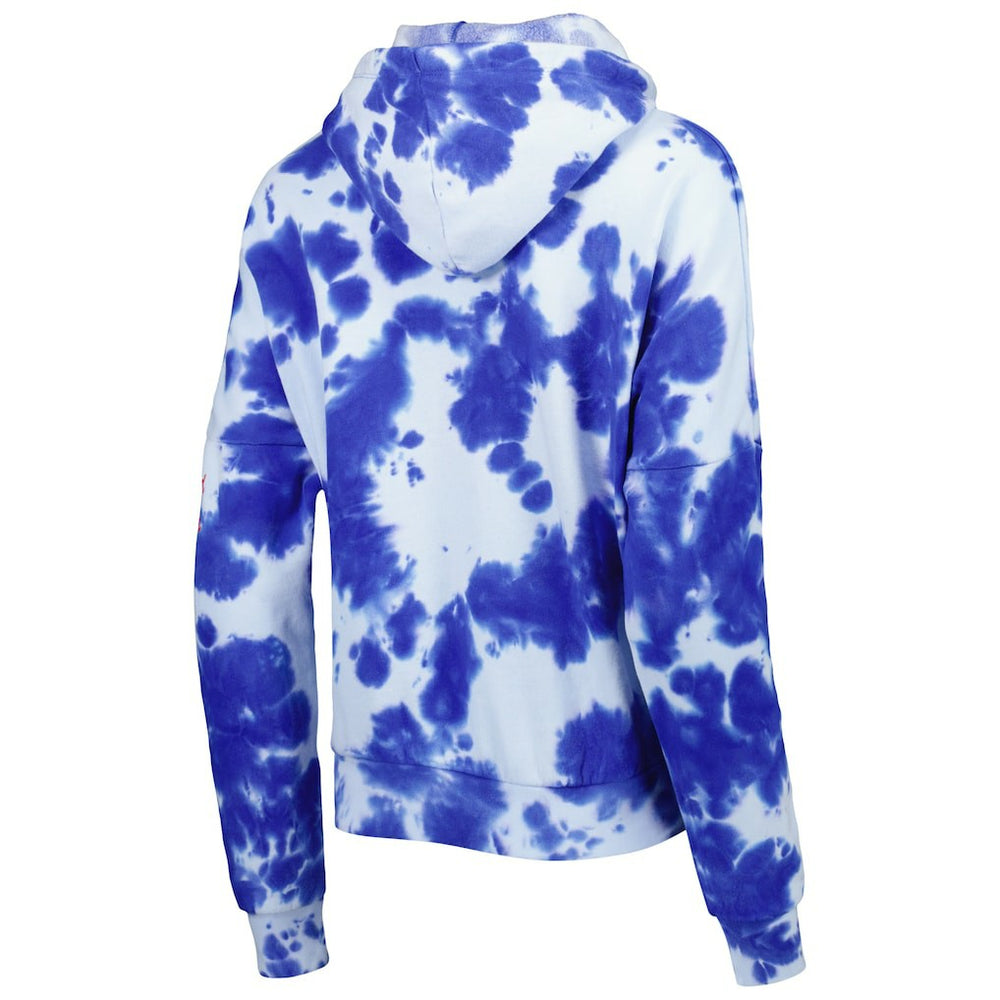 New England Patriots New Era Women's Cloud Dye Fleece Pullover Hoodie