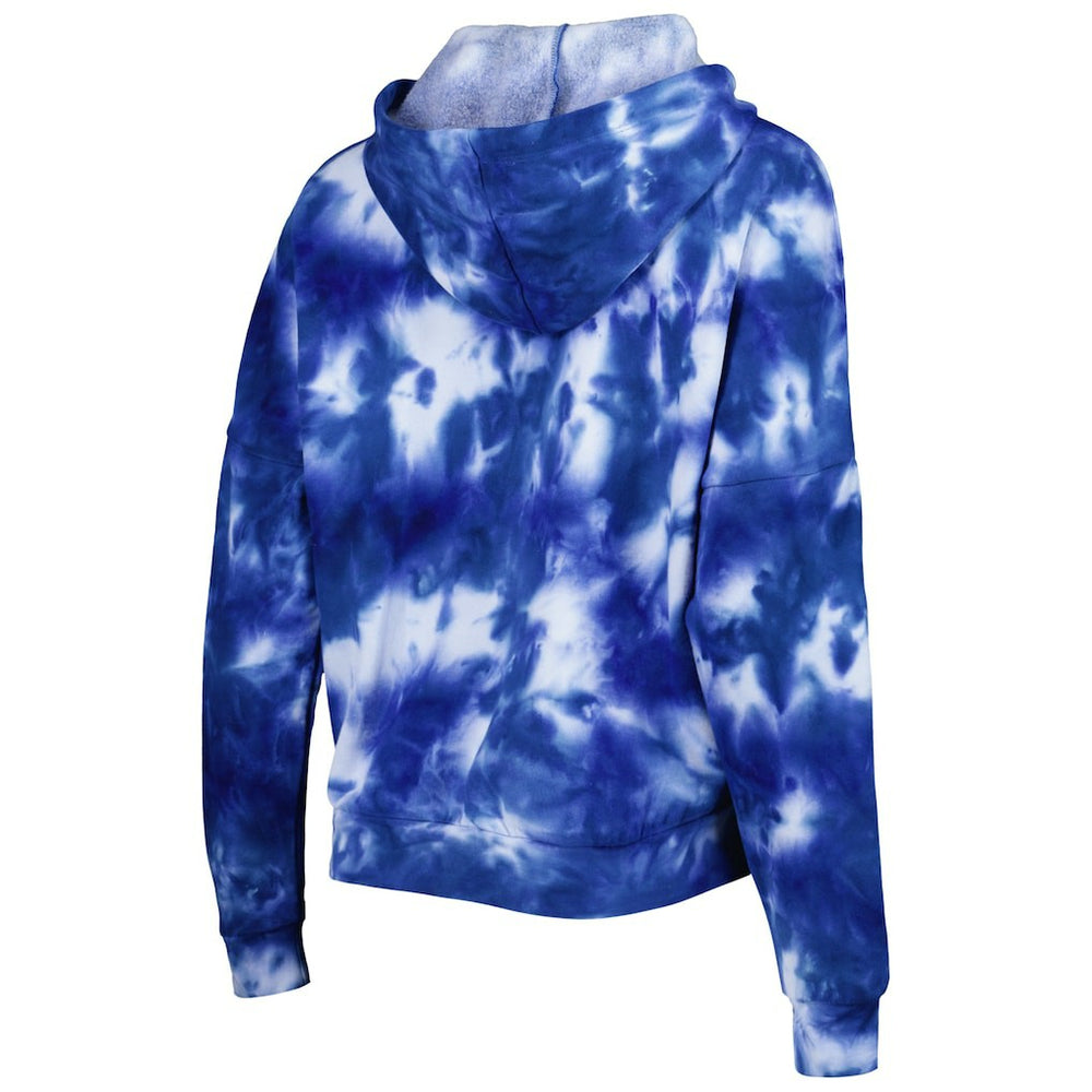 Seattle Seahawks New Era Women's Cloud Dye Fleece Pullover Hoodie