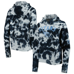 Tennessee Titans New Era Women's Cloud Dye Fleece Pullover Hoodie