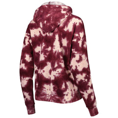 Washington Commanders New Era Women's Cloud Dye Fleece Pullover Hoodie