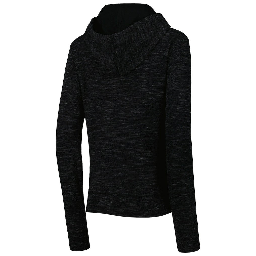 New Orleans Saints New Era Women's Reverse Space-Dye Full-Zip Hoodie