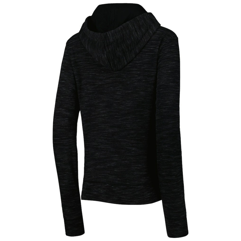 New Orleans Saints New Era Women's Reverse Space-Dye Full-Zip Hoodie