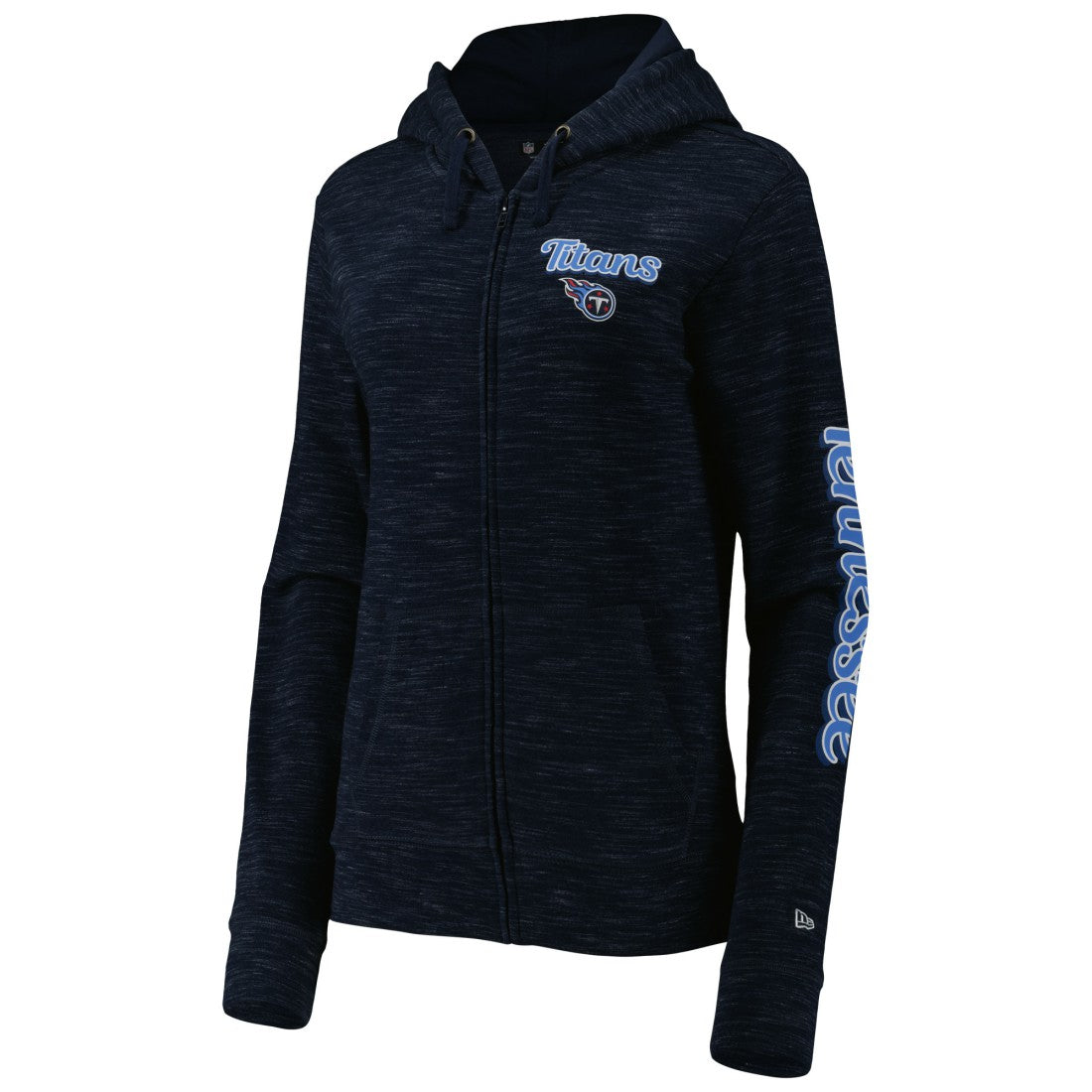 Tennessee Titans New Era Women's Reverse Full-Zip Hoodie