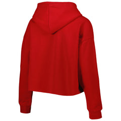 Tampa Bay Buccaneers  Cuce Women's Crystal Logo Cropped Pullover Hoodie