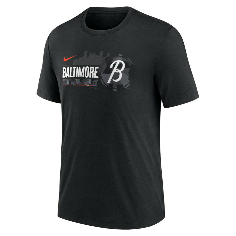 Baltimore Orioles Nike City Connect Tri-Blend T-Shirt | MLB Discount