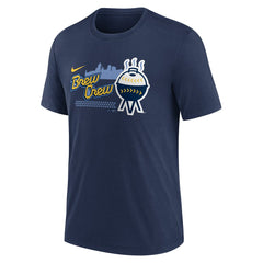 Milwaukee Brewers Nike City Connect Tri-Blend T-Shirt | MLB On Sale