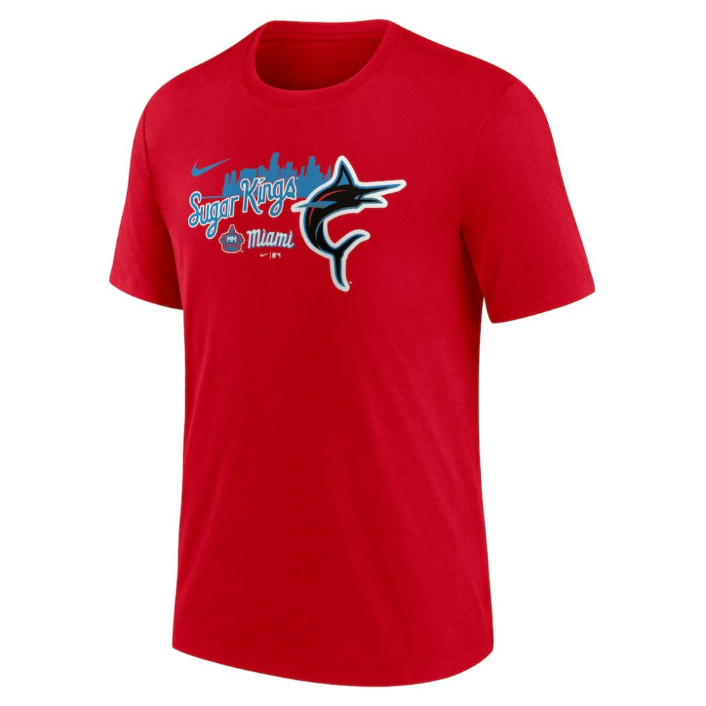 Miami Marlins Nike City Connect Tri-Blend T-Shirt | MLB For sale