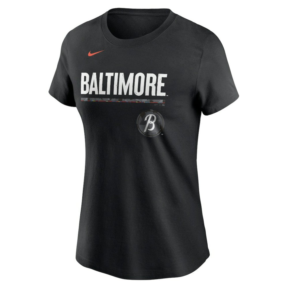 Baltimore Orioles Nike Women's City Connect Wordmark T-Shirt | MLB Discount