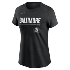 Baltimore Orioles Nike Women's City Connect Wordmark T-Shirt | MLB Discount