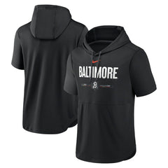 Baltimore Orioles Nike City Connect Short Sleeve Pullover Hoodie | MLB Sale