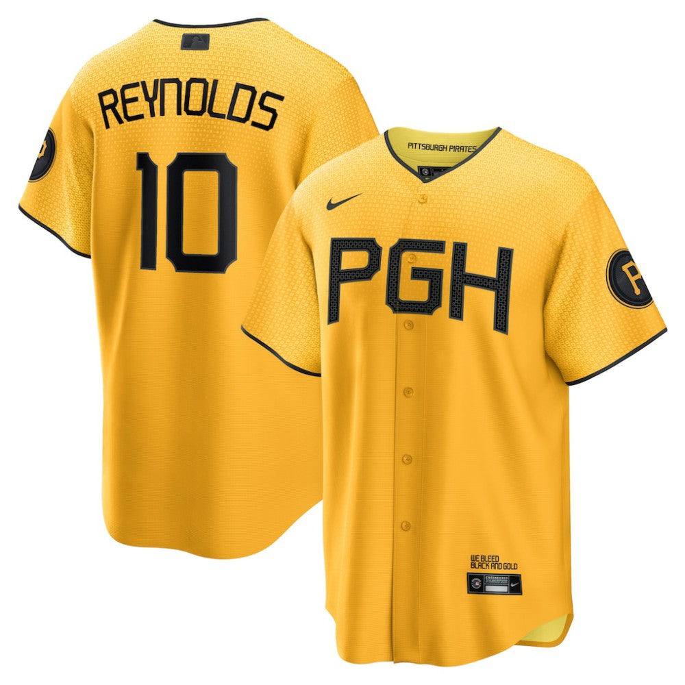 Bryan Reynolds Pittsburgh Pirates Nike City Connect Replica Player Jersey | MLB Shop