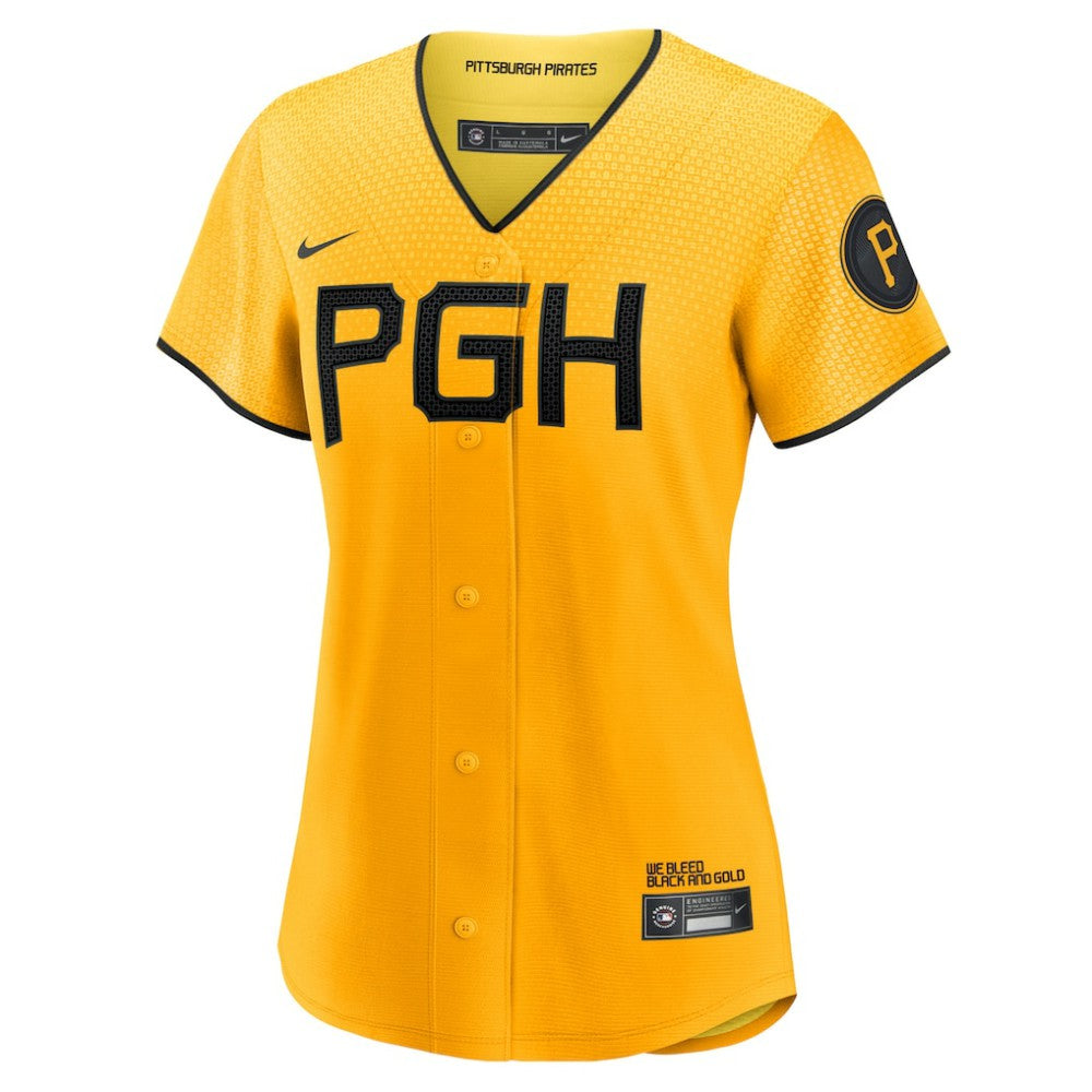 Bryan Reynolds Pittsburgh Pirates Nike Women's City Connect Replica Player Jersey | MLB Near me