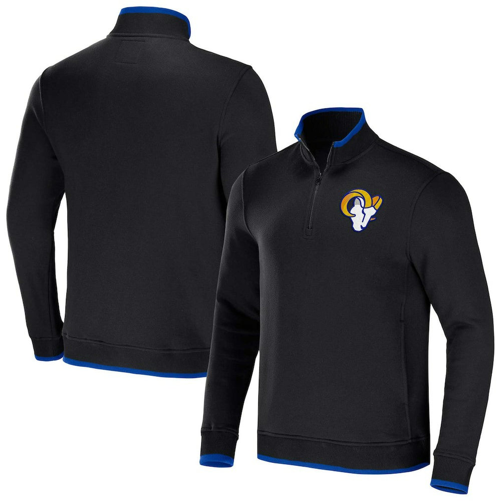 Los Angeles Rams Fanatics NFL x Darius Rucker Collection Logo Quarter-Zip Top