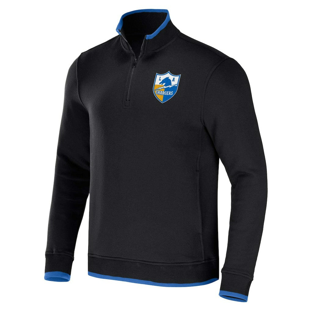 Los Angeles Chargers Fanatics NFL x Darius Rucker Collection Logo Quarter-Zip Top
