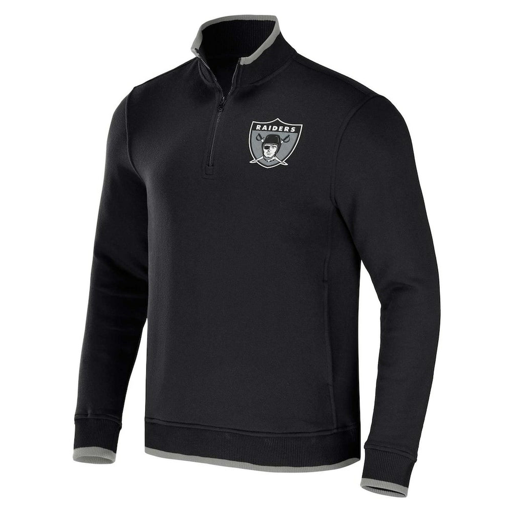 Las Vegas Raiders Fanatics NFL x Darius Rucker Collection Logo Quarter-Zip Top