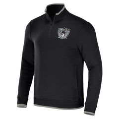 Las Vegas Raiders Fanatics NFL x Darius Rucker Collection Logo Quarter-Zip Top