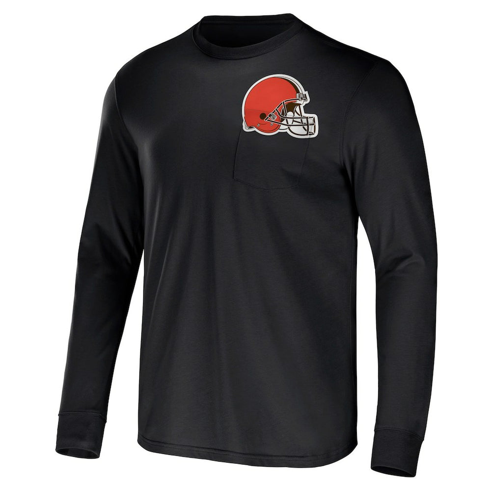 Cleveland Browns Fanatics NFL x Darius Rucker Collection Team Long Sleeve Pocket T-Shirt