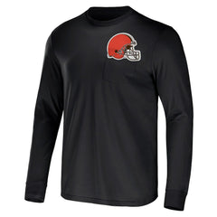 Cleveland Browns Fanatics NFL x Darius Rucker Collection Team Long Sleeve Pocket T-Shirt