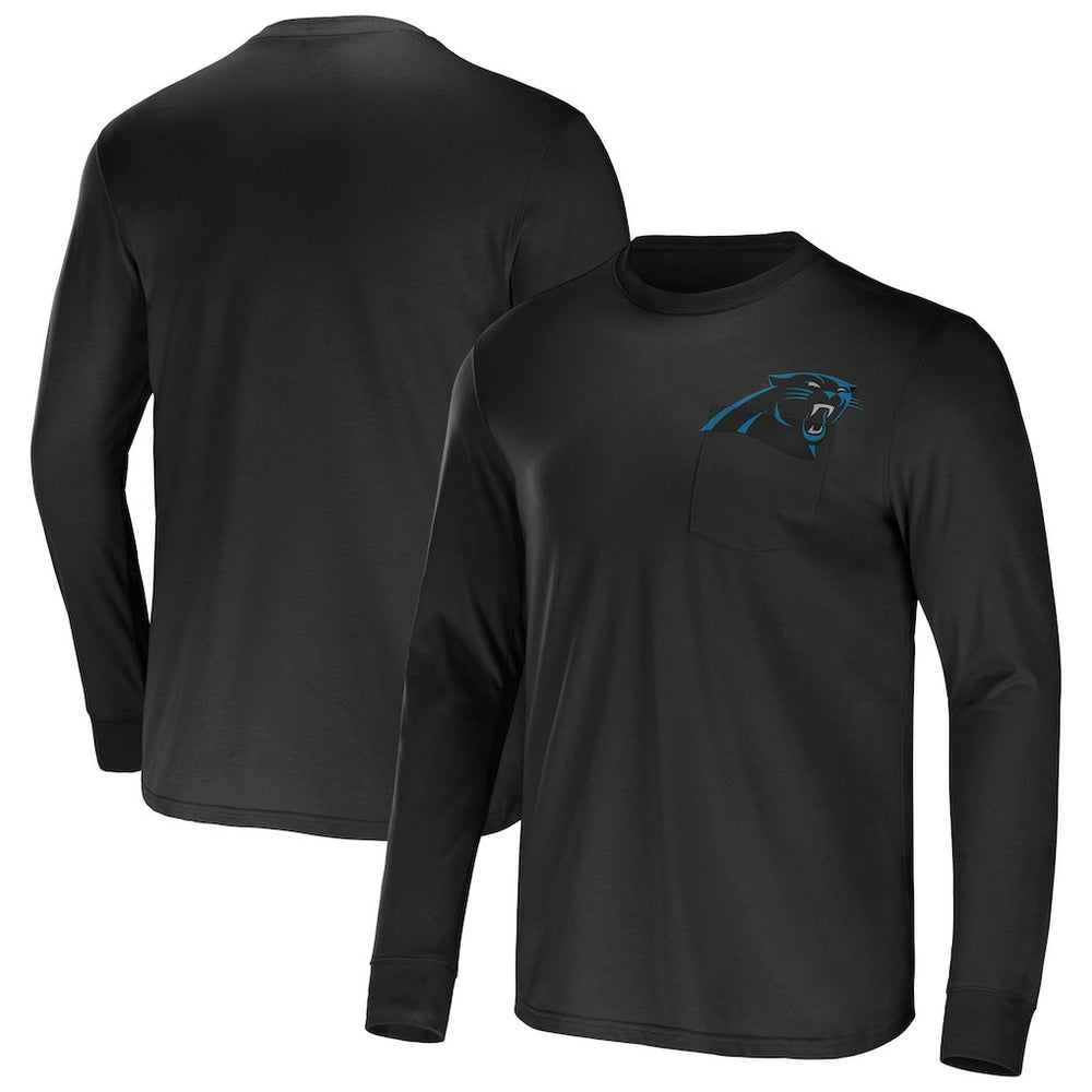 Carolina Panthers Fanatics NFL x Darius Rucker Collection Team Long Sleeve Pocket T-Shirt