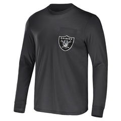 Las Vegas Raiders Fanatics NFL x Darius Rucker Collection Team Long Sleeve Pocket T-Shirt